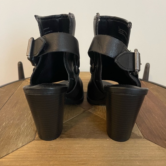 Moto Heeled Booties - Picture 4 of 7